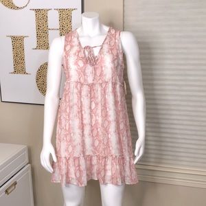 Altar’d State Pink/White Snake Dress or Tunic